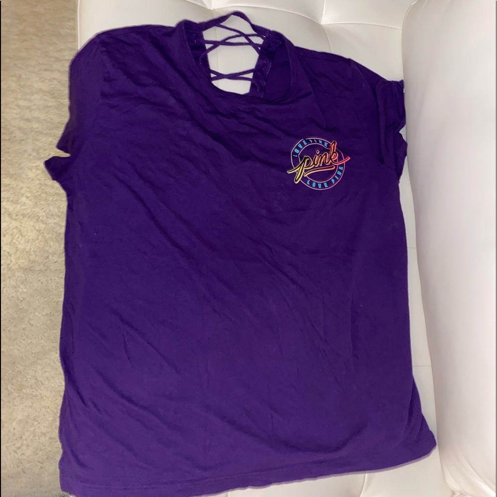 Purple Victoria’s Secret Pink Tee Shirt!
